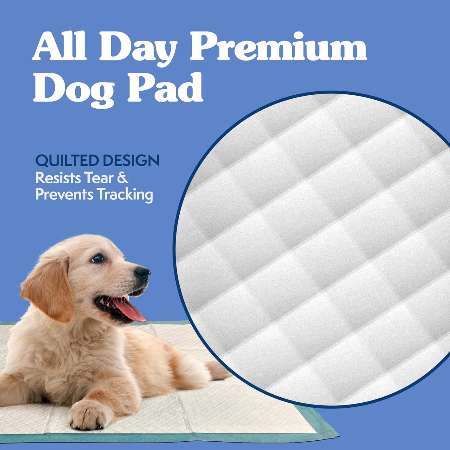 Puppy Pads Extra Large, Super Absorbent Pee Pads for Dogs, Doggie Potty Training, Puppy Essentials, X-Large for House Training, 28"X30", 50 Count